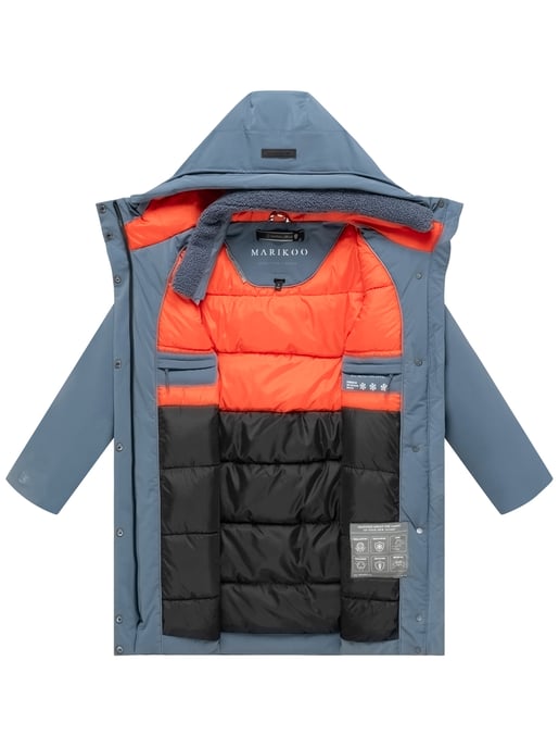 Marikoo Damen Winterparka Pakaami mit Teddyfutter - Image 4