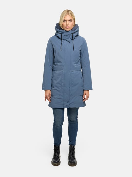 Marikoo Damen Winterparka Pakaami mit Teddyfutter - Image 5