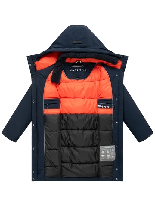 Marikoo Damen Winterparka Pakaami mit Teddyfutter - Image 4