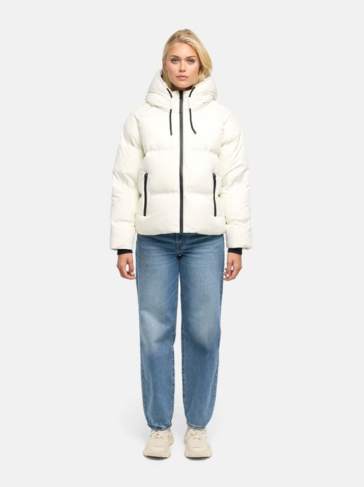 Navahoo Damen Winterjacke Petit-Puffy im Oversize-Look - Image 5