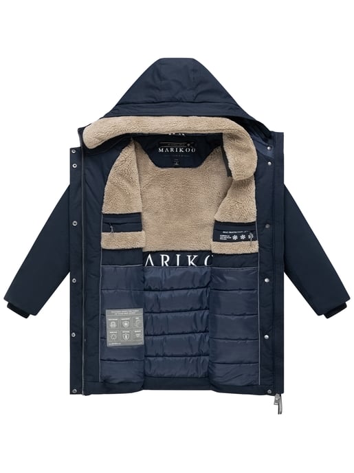 Marikoo Damen Winterparka Calistaa mit Taillengürtel - Image 4