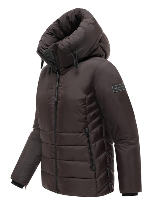 Navahoo Damen Winter Steppjacke Waldengel mit Kapuze - Image 2