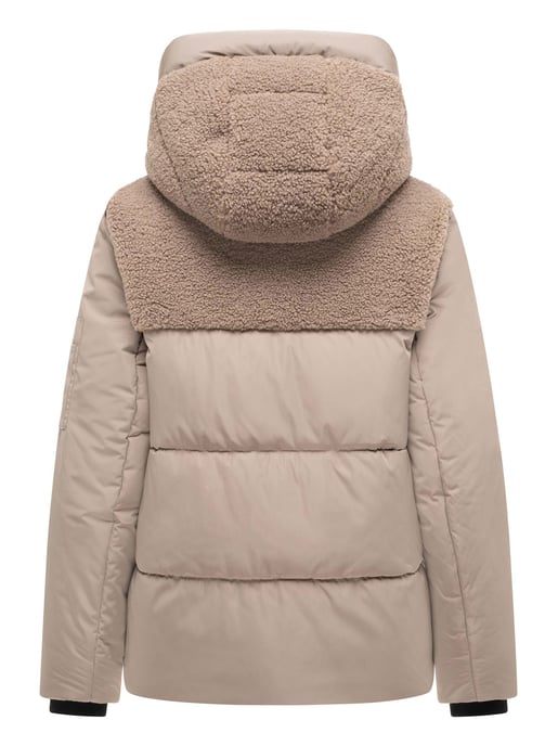 Marikoo Damen Winterjacke Elidee mit Teddyplüsch - Image 3