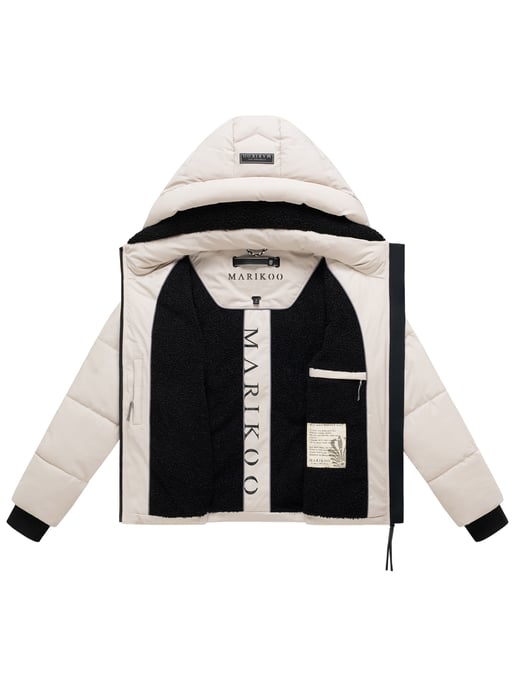 Marikoo Damen Winterjacke Shinamii mit Teddyfutter - Image 4
