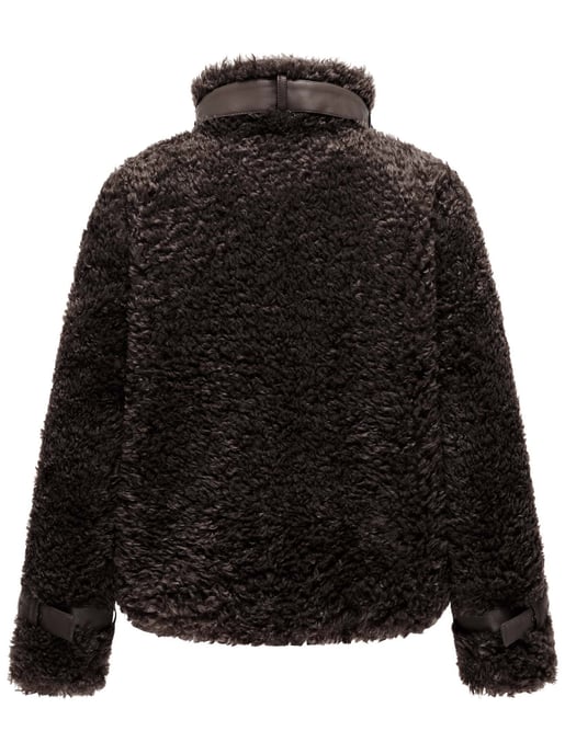 Navahoo Damen Teddyjacke Wuschelwonne mit Schnallendetails - Image 3