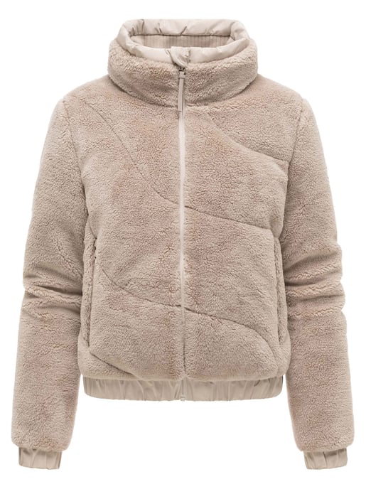 Marikoo Damen Winterjacke Yuvaa aus Teddyplüsch - Image 1