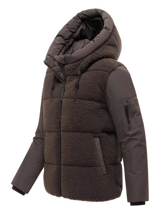 Marikoo Damen Winterjacke Elidee mit Teddyplüsch - Image 2