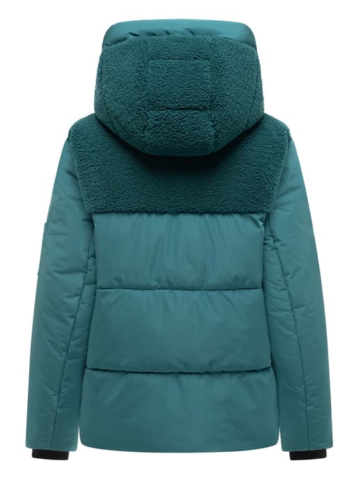 Marikoo Damen Winterjacke Elidee mit Teddyplüsch - Image 3