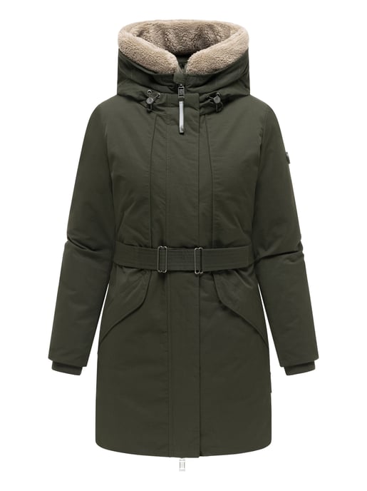 Marikoo Damen Winterparka Calistaa mit Taillengürtel - Image 1
