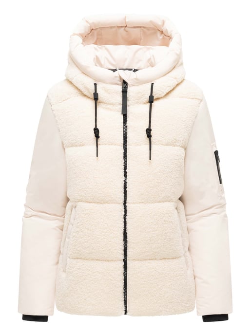 Marikoo Damen Winterjacke Elidee mit Teddyplüsch - Image 1