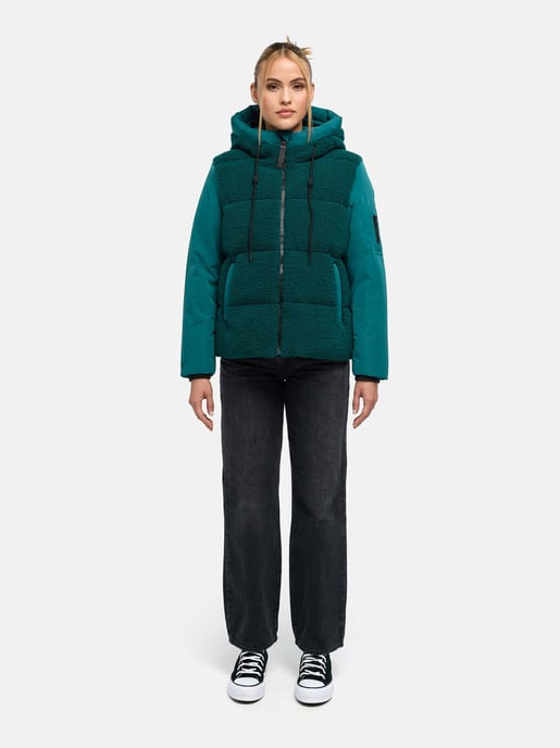 Marikoo Damen Winterjacke Elidee mit Teddyplüsch - Image 5