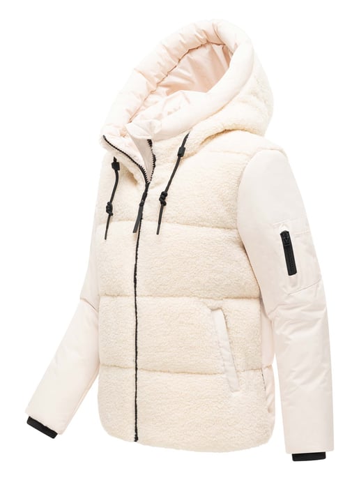 Marikoo Damen Winterjacke Elidee mit Teddyplüsch - Image 2