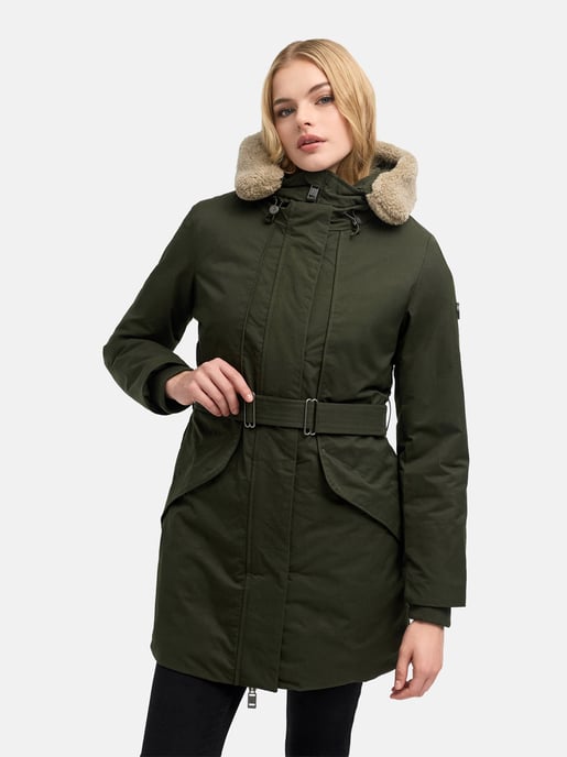 Marikoo Damen Winterparka Calistaa mit Taillengürtel - Image 5
