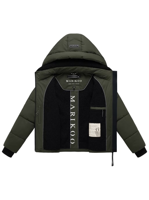 Marikoo Damen Winterjacke Shinamii mit Teddyfutter - Image 4