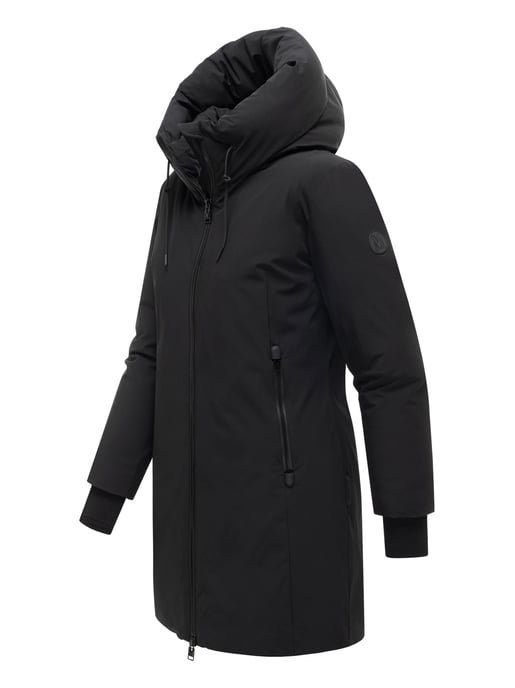 Marikoo Damen Wintermantel Polarhäschen mit Kapuze - Image 2