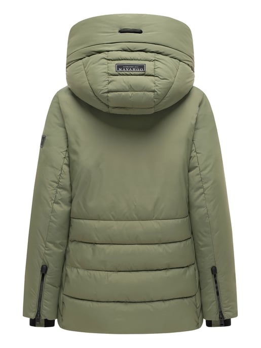 Navahoo Damen Winter Steppjacke Waldengel mit Kapuze - Image 3