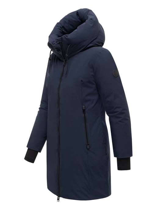 Marikoo Damen Wintermantel Polarhäschen mit Kapuze - Image 2