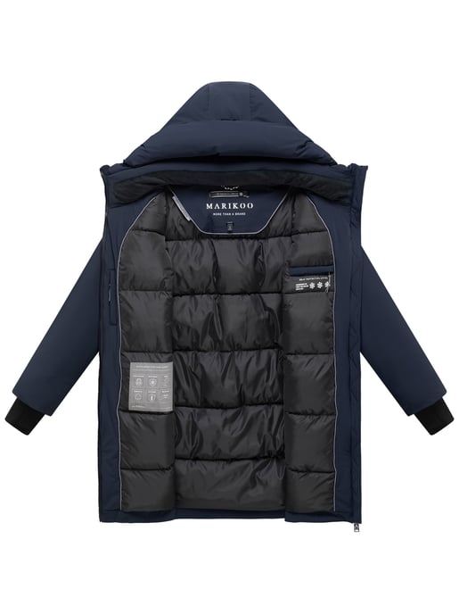 Marikoo Damen Wintermantel Polarhäschen mit Kapuze - Image 4