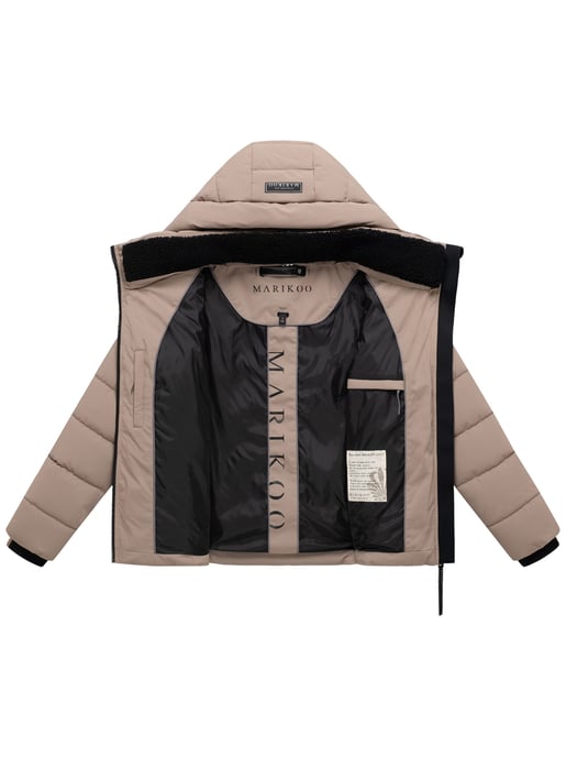 Marikoo Damen Winterjacke Naanda mit Teddyfutter - Image 4