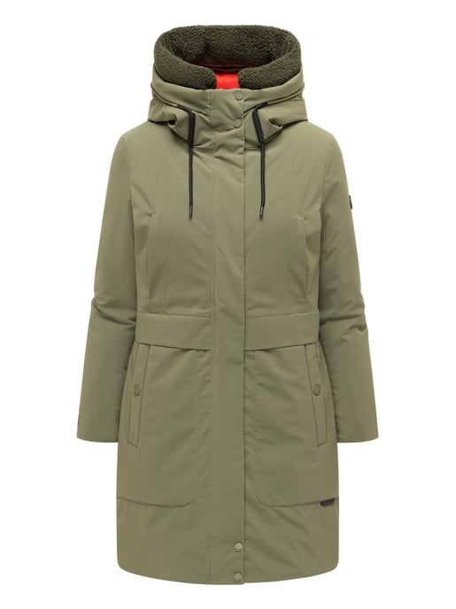 Marikoo Damen Winterparka Pakaami mit Teddyfutter - Image 1
