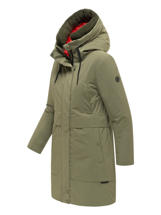 Marikoo Damen Winterparka Pakaami mit Teddyfutter - Image 2