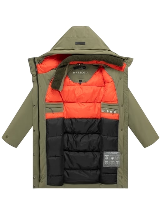 Marikoo Damen Winterparka Pakaami mit Teddyfutter - Image 4