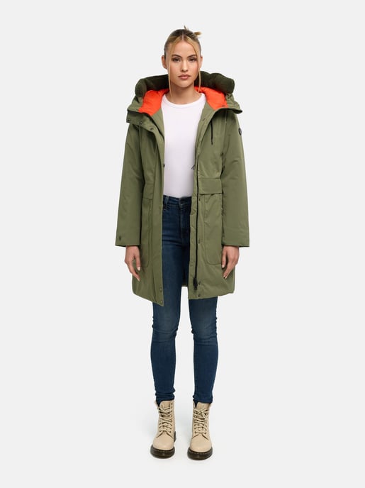 Marikoo Damen Winterparka Pakaami mit Teddyfutter - Image 5