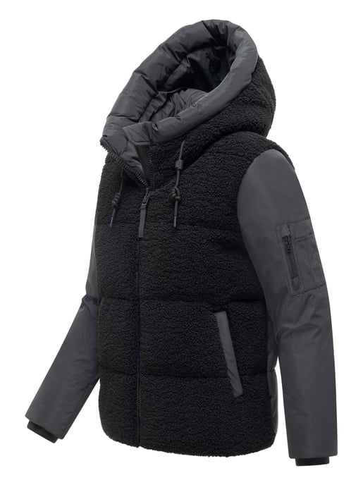 Marikoo Damen Winterjacke Elidee mit Teddyplüsch - Image 2