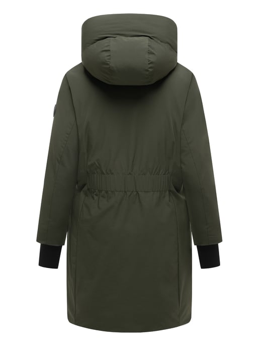 Marikoo Damen Wintermantel Polarhäschen mit Kapuze - Image 3