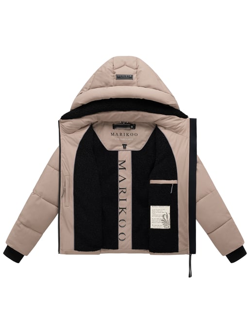 Marikoo Damen Winterjacke Shinamii mit Teddyfutter - Image 4