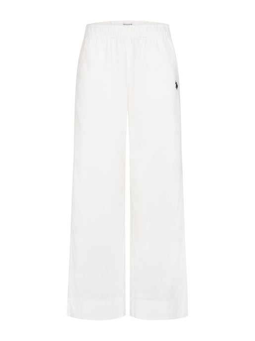 U.S. Polo Assn. Damen Leinenmix Hose mit elastischem Bund - Image 1
