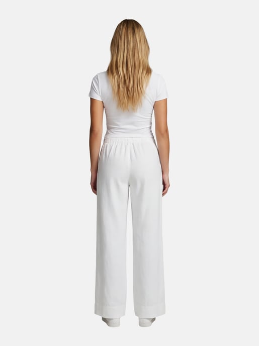 U.S. Polo Assn. Damen Leinenmix Hose mit elastischem Bund - Image 6