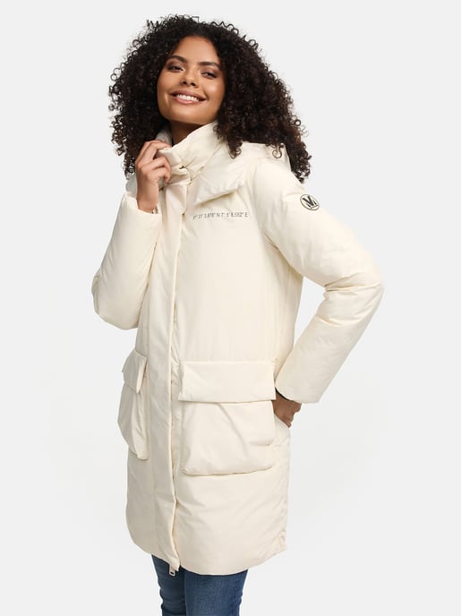 Marikoo Damen Winterjacke mit Magnetverschluss & Kapuze – Nanami - Image 6