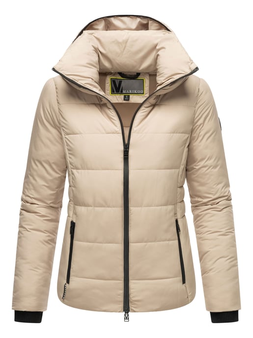 Marikoo kurze Damen Steppjacke mit Kapuze & Fleecefutter – Radaa - Image 5