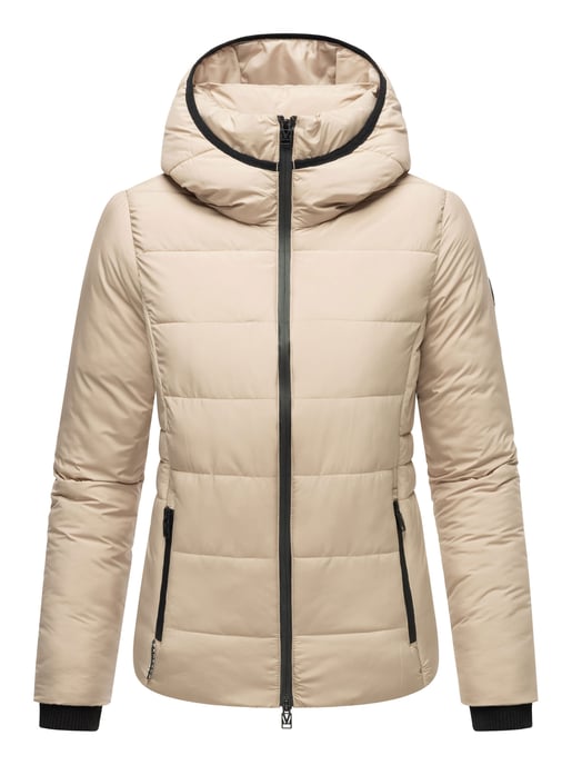 Marikoo kurze Damen Steppjacke mit Kapuze & Fleecefutter – Radaa - Image 6