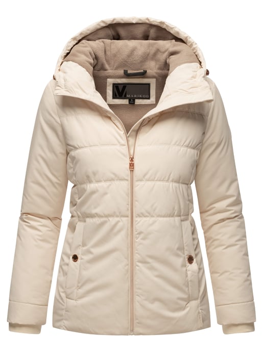 Marikoo Damen Steppjacke mit Fleece-Innenfutter & Kapuze – Alemee - Image 1