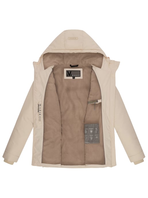 Marikoo Damen Steppjacke mit Fleece-Innenfutter & Kapuze – Alemee - Image 4