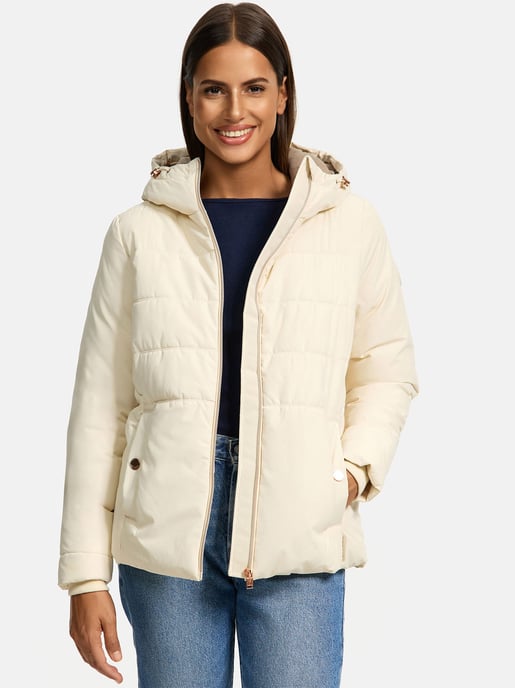 Marikoo Damen Steppjacke mit Fleece-Innenfutter & Kapuze – Alemee - Image 5