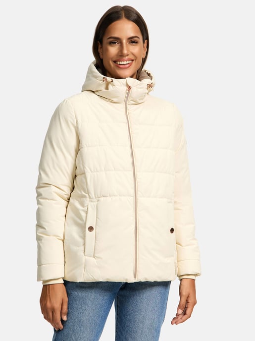 Marikoo Damen Steppjacke mit Fleece-Innenfutter & Kapuze – Alemee - Image 6