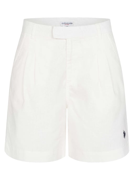 U.S. Polo Assn. Damen Leinenshorts aus Leinen-Baumwollmix - Image 1