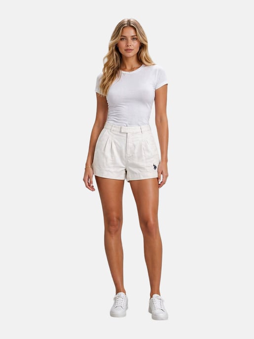 U.S. Polo Assn. Damen Leinenshorts aus Leinen-Baumwollmix - Image 3