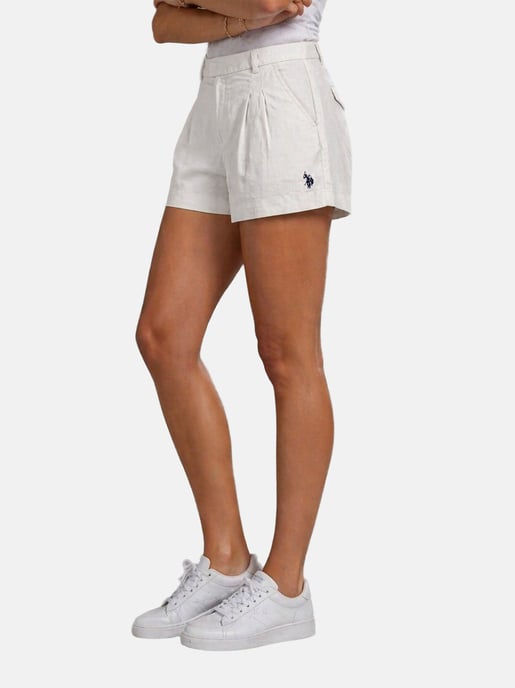U.S. Polo Assn. Damen Leinenshorts aus Leinen-Baumwollmix - Image 4