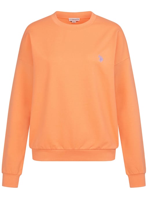 U.S. Polo Assn. Damen Sweatshirt Pullover aus Baumwoll-Stretch - Image 1