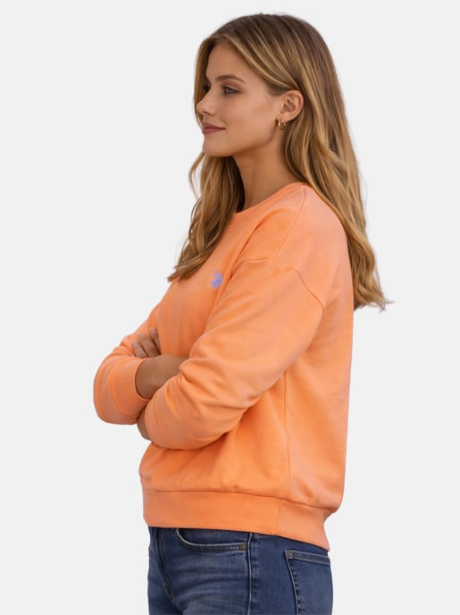 U.S. Polo Assn. Damen Sweatshirt Pullover aus Baumwoll-Stretch - Image 6