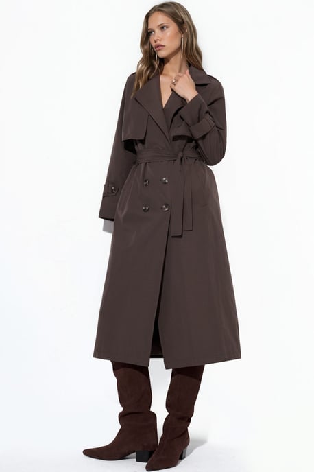 Doppelreihiger Gürtelt trenchcoat - Image 1