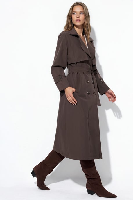 Doppelreihiger Gürtelt trenchcoat - Image 2