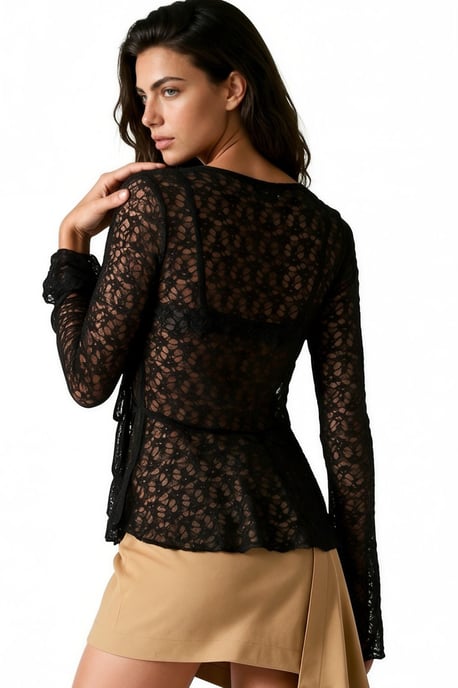 Polyamid-Elastan-Bluse - Image 2