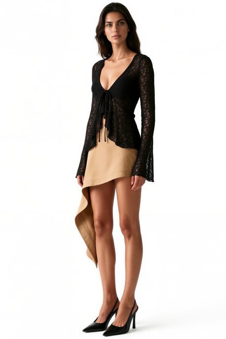 Polyamid-Elastan-Bluse - Image 3