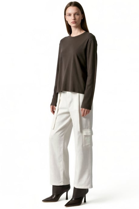 Baumwoll-Stretch-Bluse - Image 2
