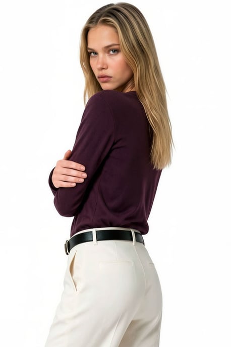 Baumwoll-Stretchbluse - Image 3